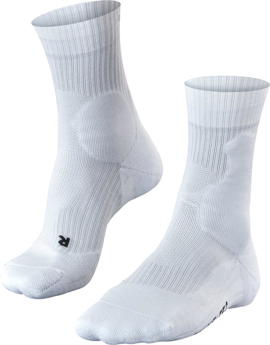 Falke Te2 Anti-Blister Baumwolle Funktionsmaterial Tennissocken Herren Weiß - Größe 44-45