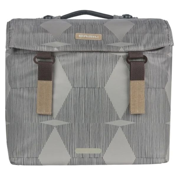 Basil Doppelte Fahrradtasche Elegance Mik 40 – 49 Liter – Chateau Taupe