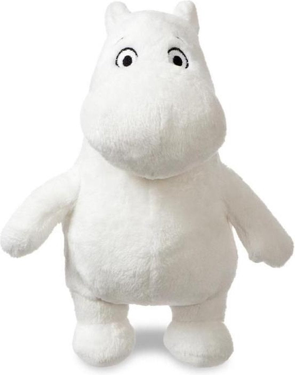 Aurora Muminki-Serie – Stehendes Kuscheltier – 17 cm – weiches Material – weiß
