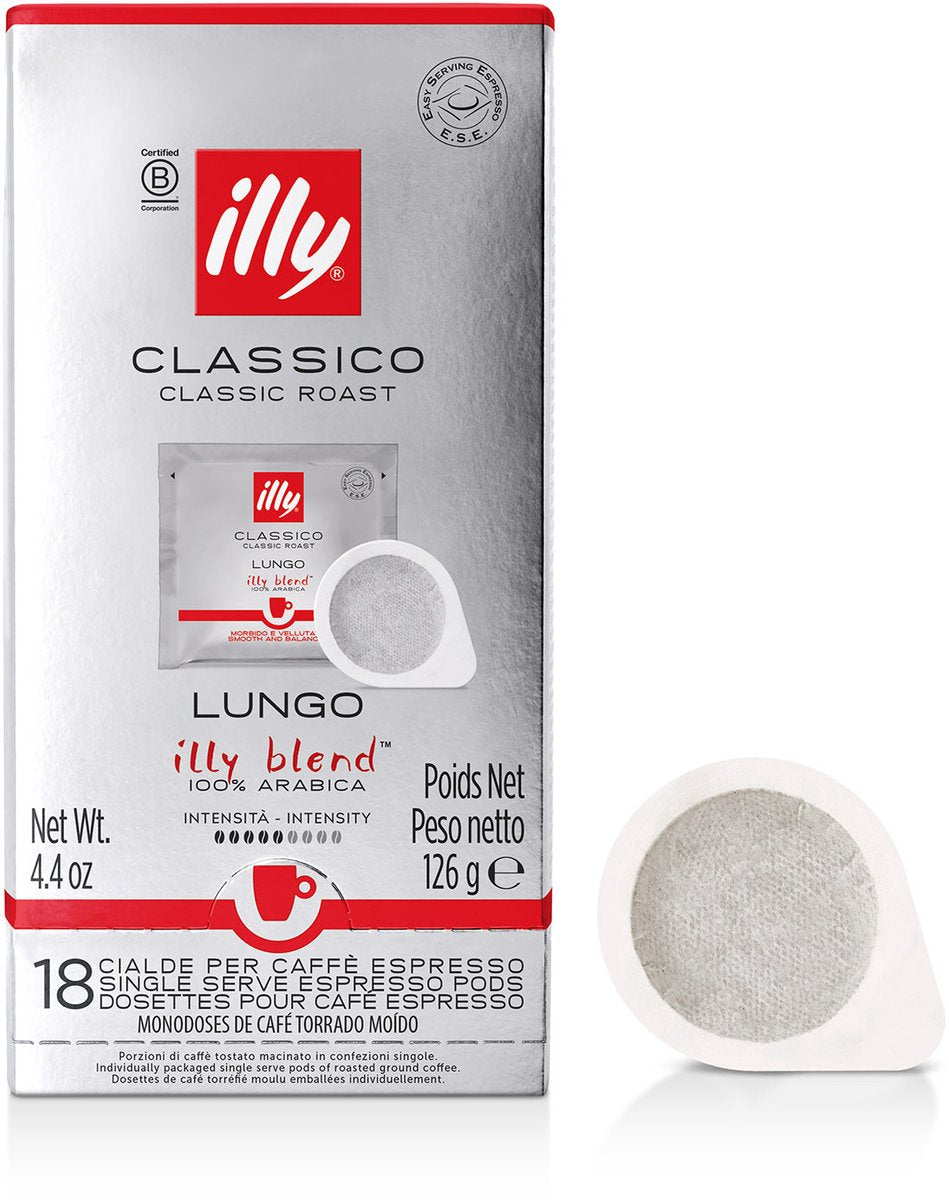 Illy - e.s.e. Portionen Lungo 12 x 18 Stück