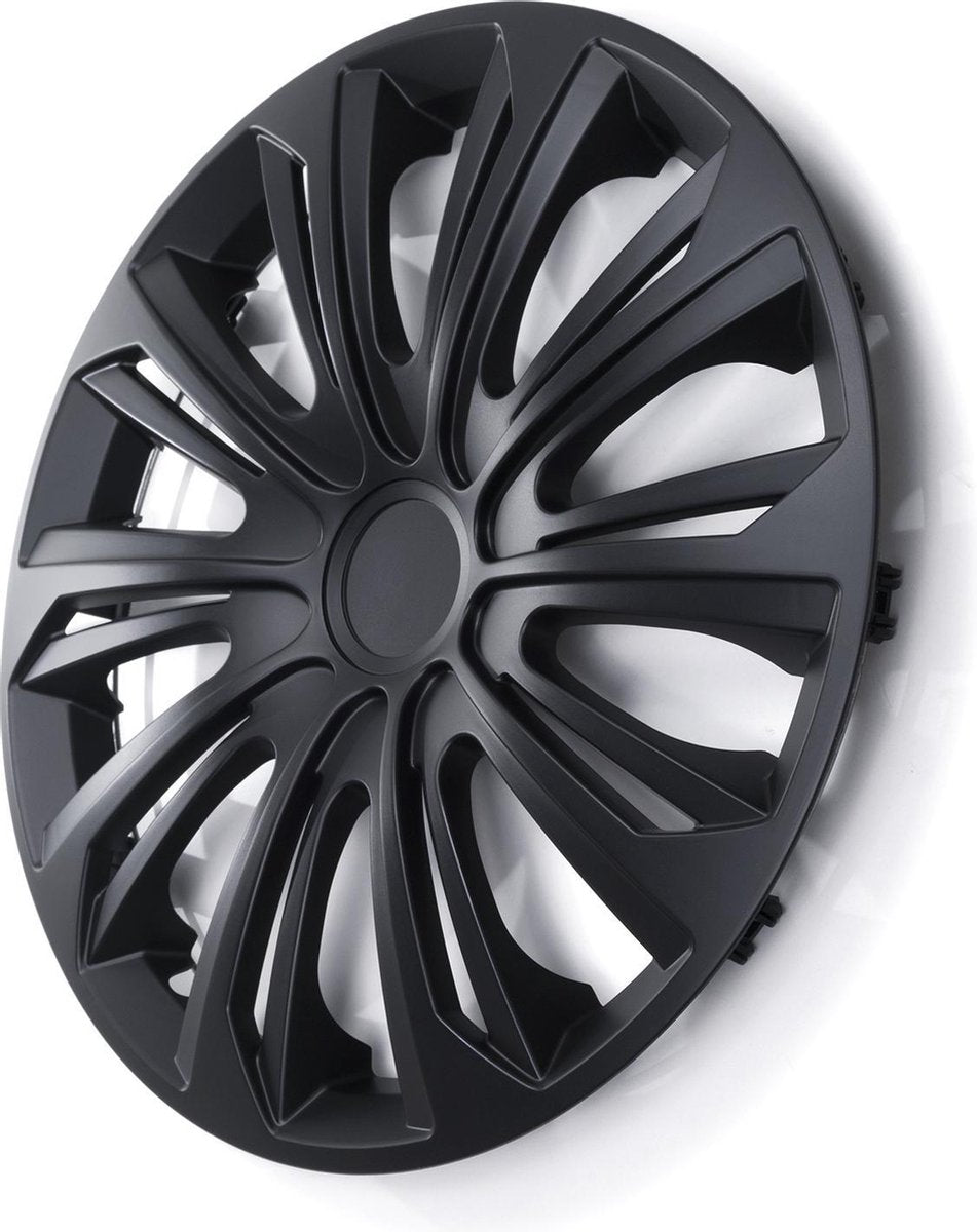 Strong wieldoppen16 mat toepassing: stalen wielen 16 inch - set van 4 stuk - zwart
