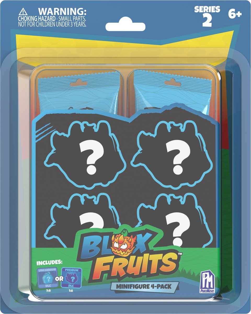 Roblox Blow Fruit Minifiguren 4er-Pack Welle 2
