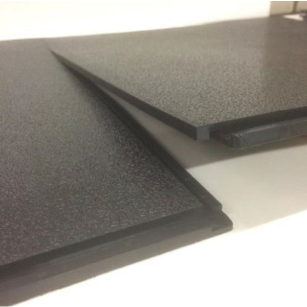 PVC -Bodenfliesen 50x50x1 jeweils - schwarz