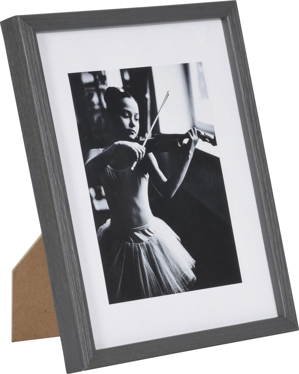 Henzo-Fotorahmen – Viola – Fotogröße 10 x 15 cm – dunkelgrau