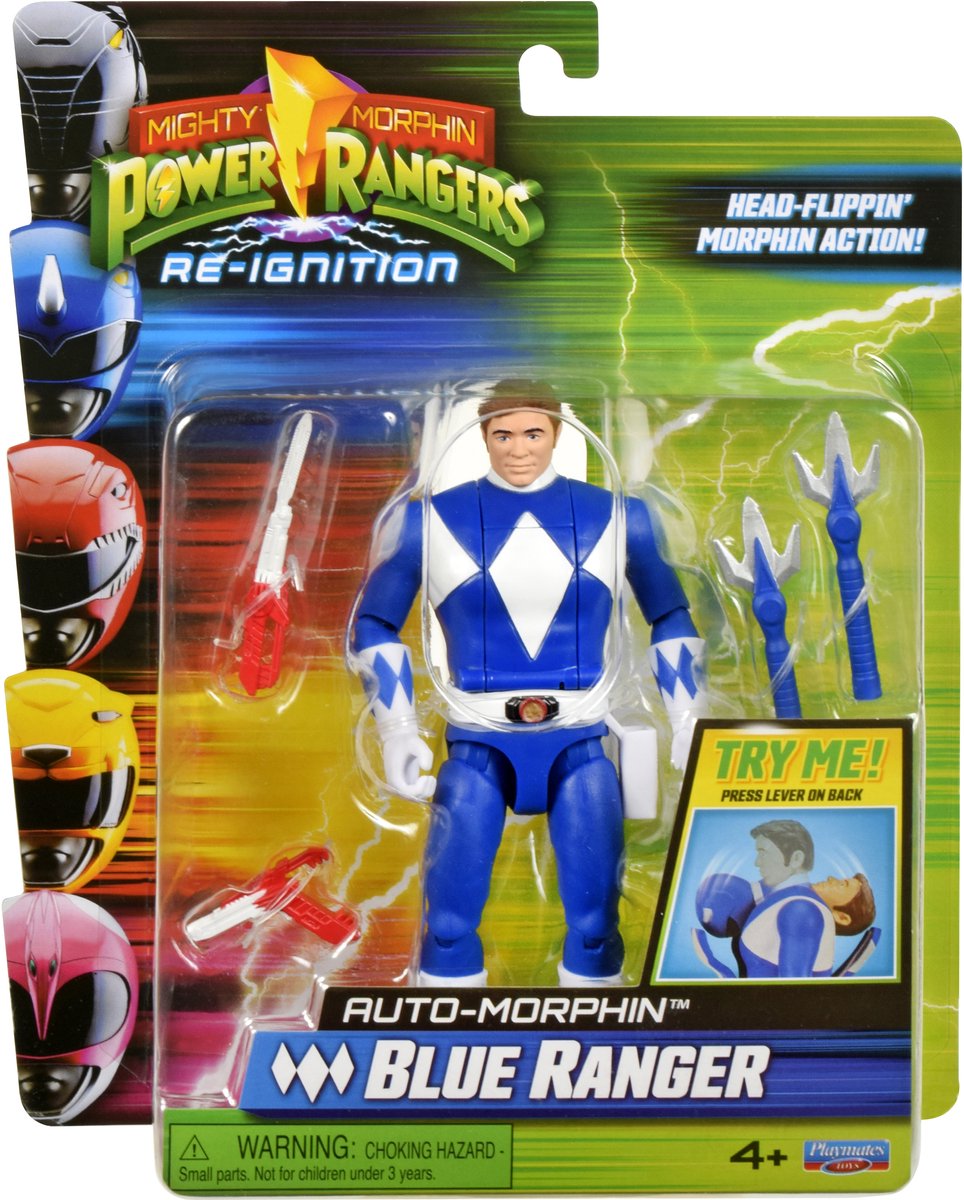 Boti Power Rangers Auto Morphin Blue Ranger