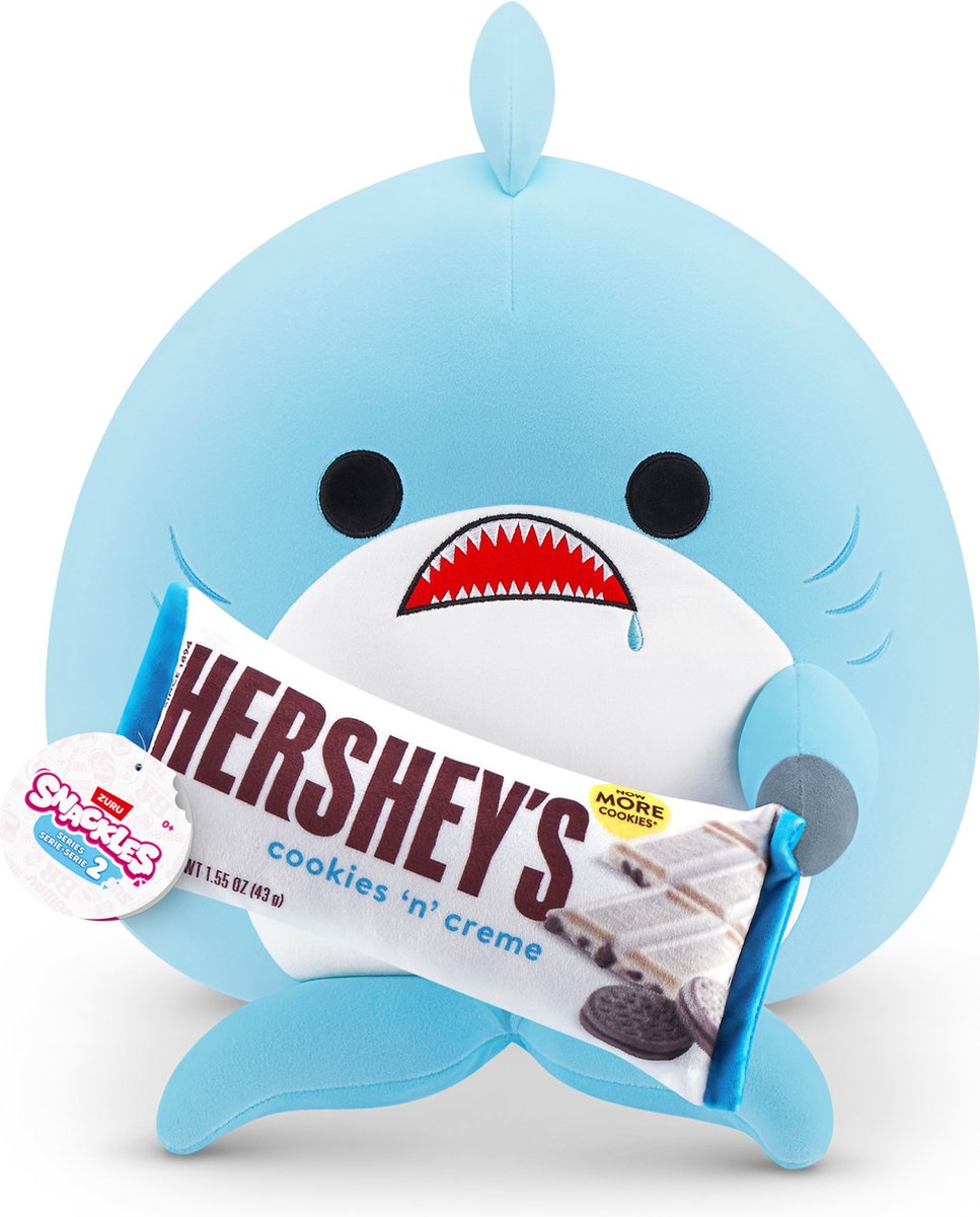 Snackles-Serie 2 – Hai-Seth mit Hersheys – 38 cm von Zuru