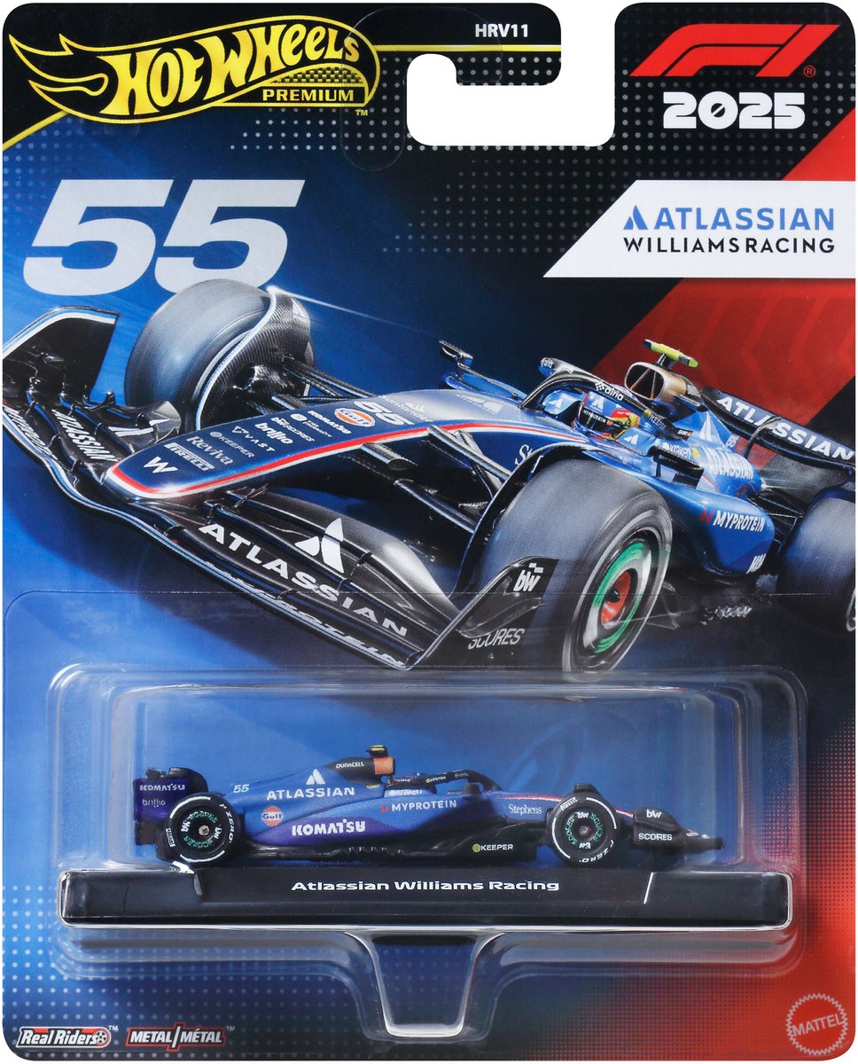 Hot Wheels Premium Formel 1 Williams Team – Carlos Sainz