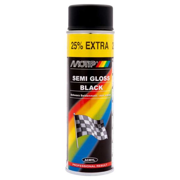 Schwarze Seidenbezeichnung, Bus 500 ml. Motip