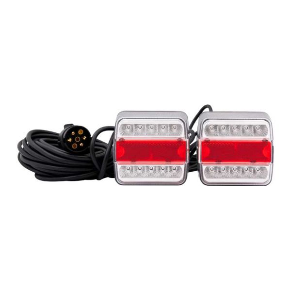 Trailerer -Trailerlerger -Beleuchtung + Magnet LED 12 m. 7-pin