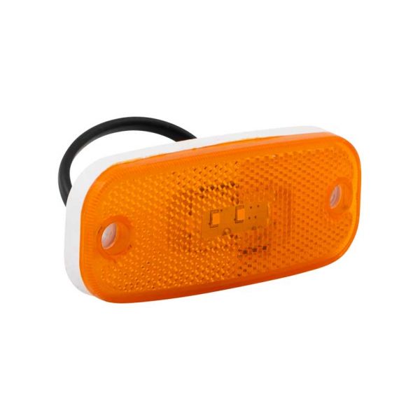 Trailergear Seitenmarkierungsleuchte orange 12–24 V LED