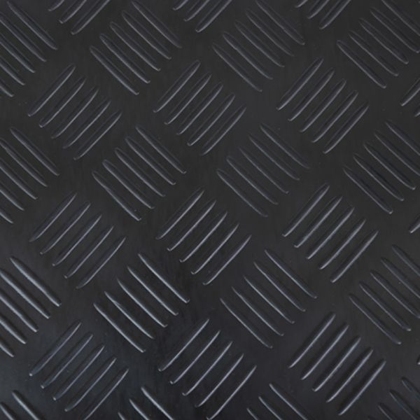 Rubbermat # 4 Tränenplatte pro Meter