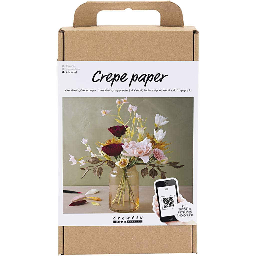 Kreativfirma Hobbyset Crepe Paper Flowers Bouquet