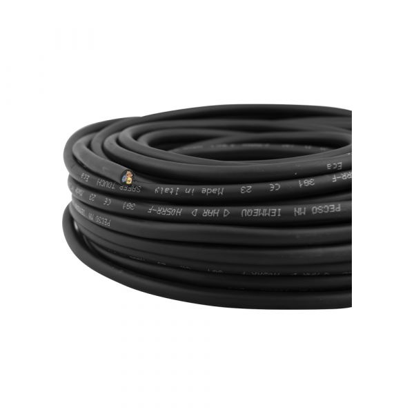 Neoprenkabel 3x1,0 schwarz 20 Meter.