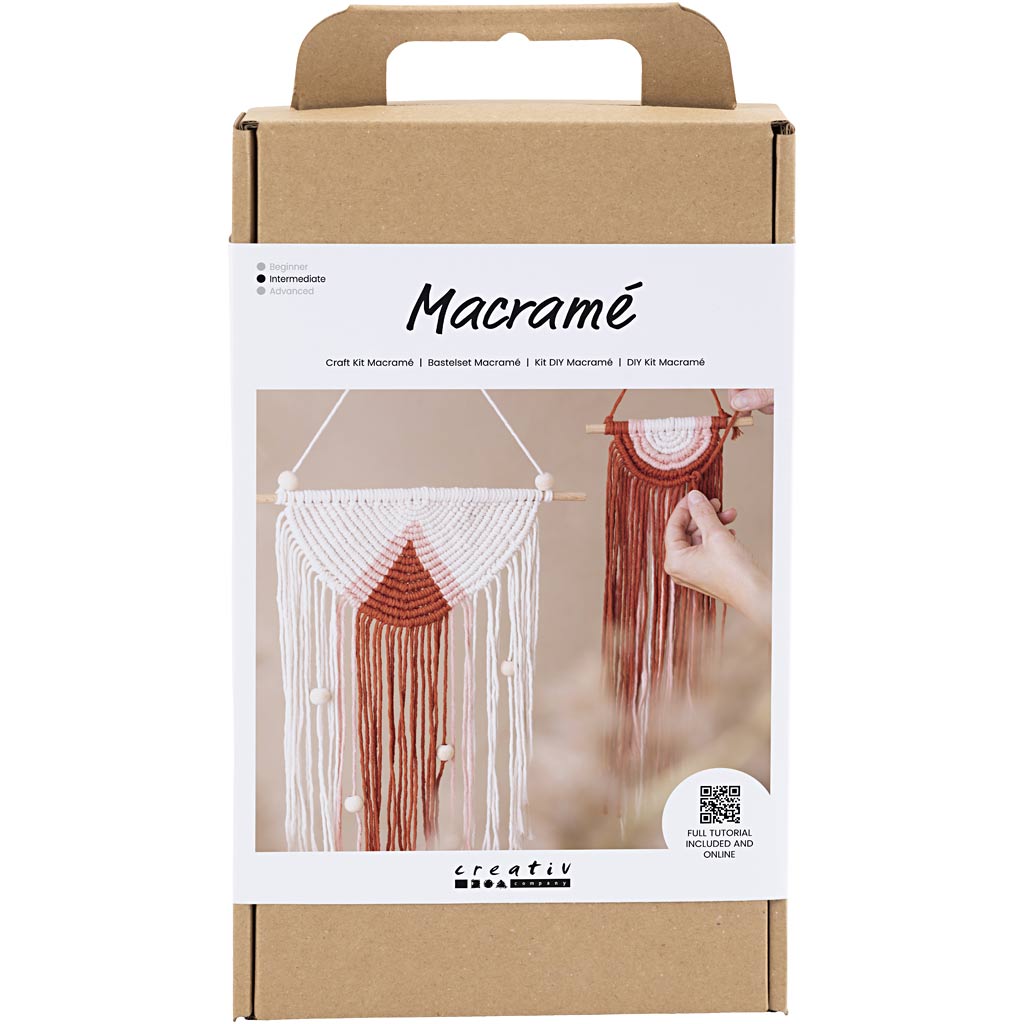Kreativfirma Hobbyset Macrame Wanddekoration