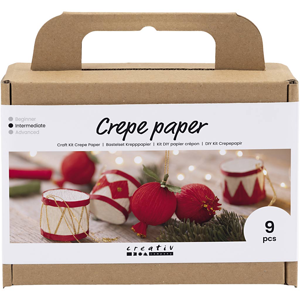Creativ Company Hobby-Set Krepppapier, 1 Box