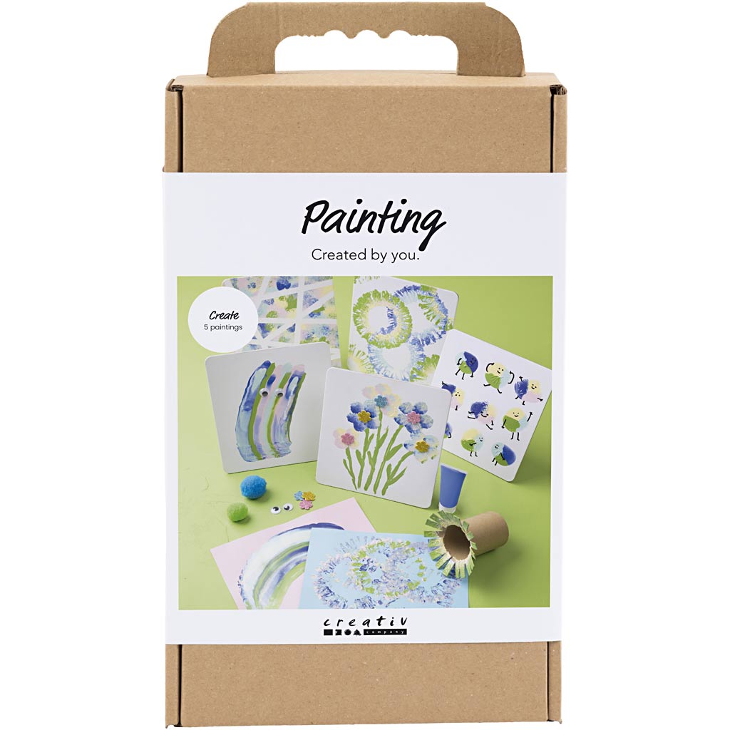 Creativ Company Mal-Hobby-Set, verschiedene Farben, 1 Box