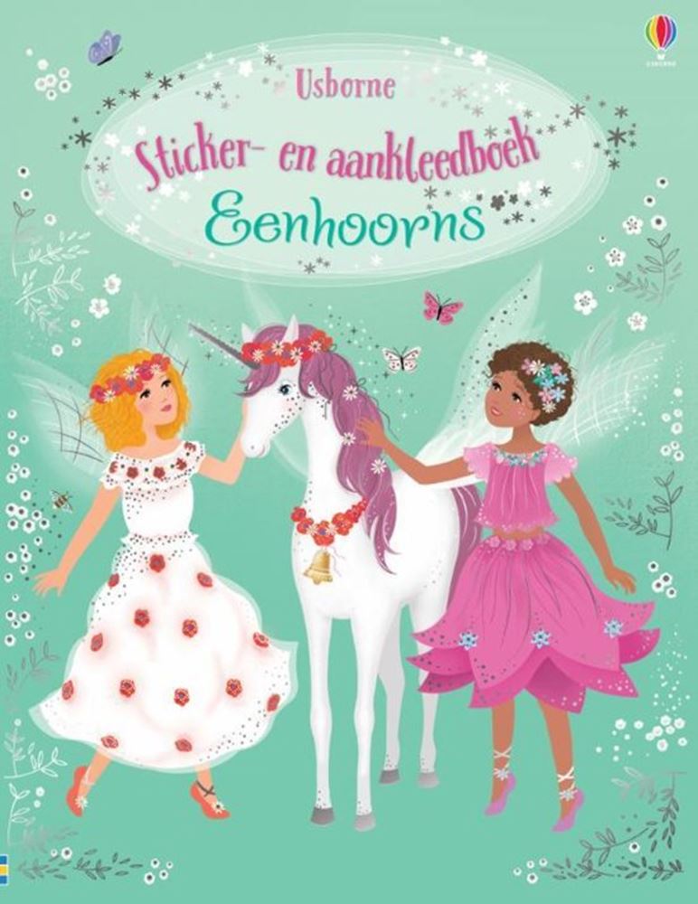 WPG Uitgevers Sticker und Dressing Book Unicorns