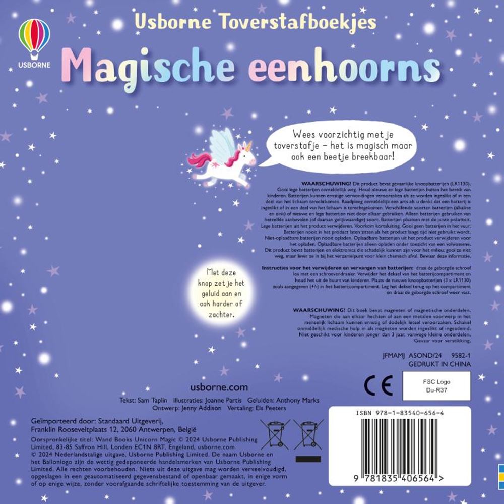 Usborne-Zauberstabbücher – magische Einhörner