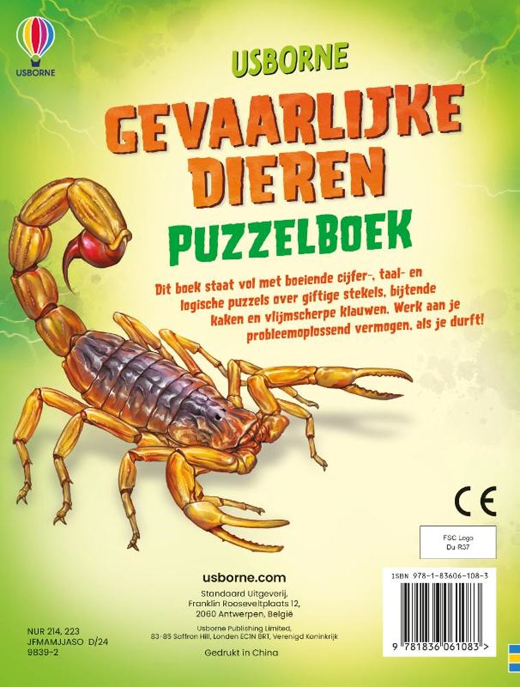 Usborne gefährliche Tiere
