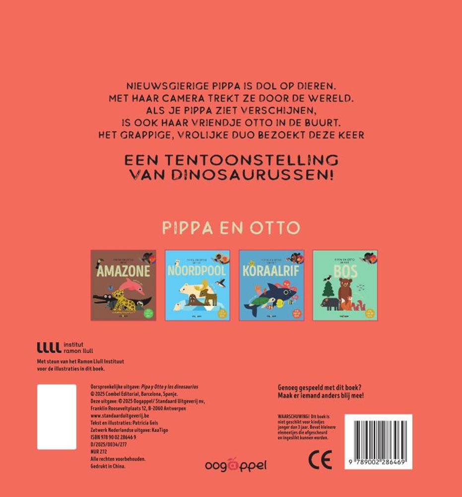 Pippas und Ottos Augäpfel mit den Dinosauriern – ein Pop-up-Buch