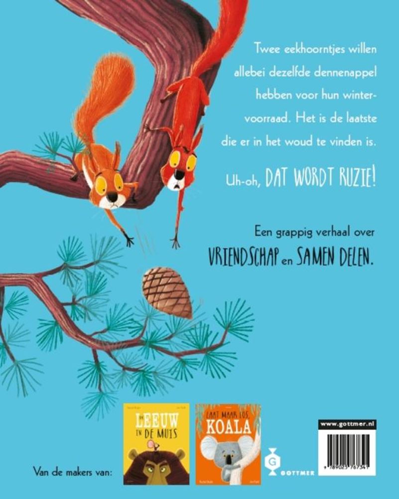 Gottmer-Verlag Gruppe zwei kämpfende Eichhörnchen (Bilderbuch)