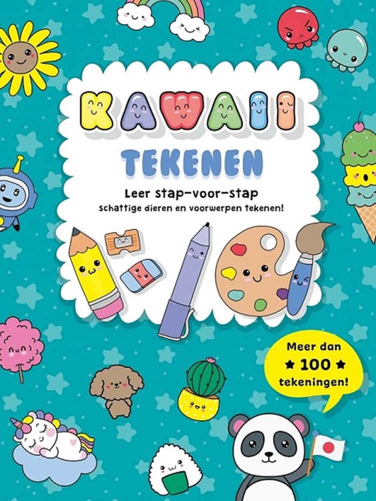 Rebo-Verleger Kawaii-Zeichnung