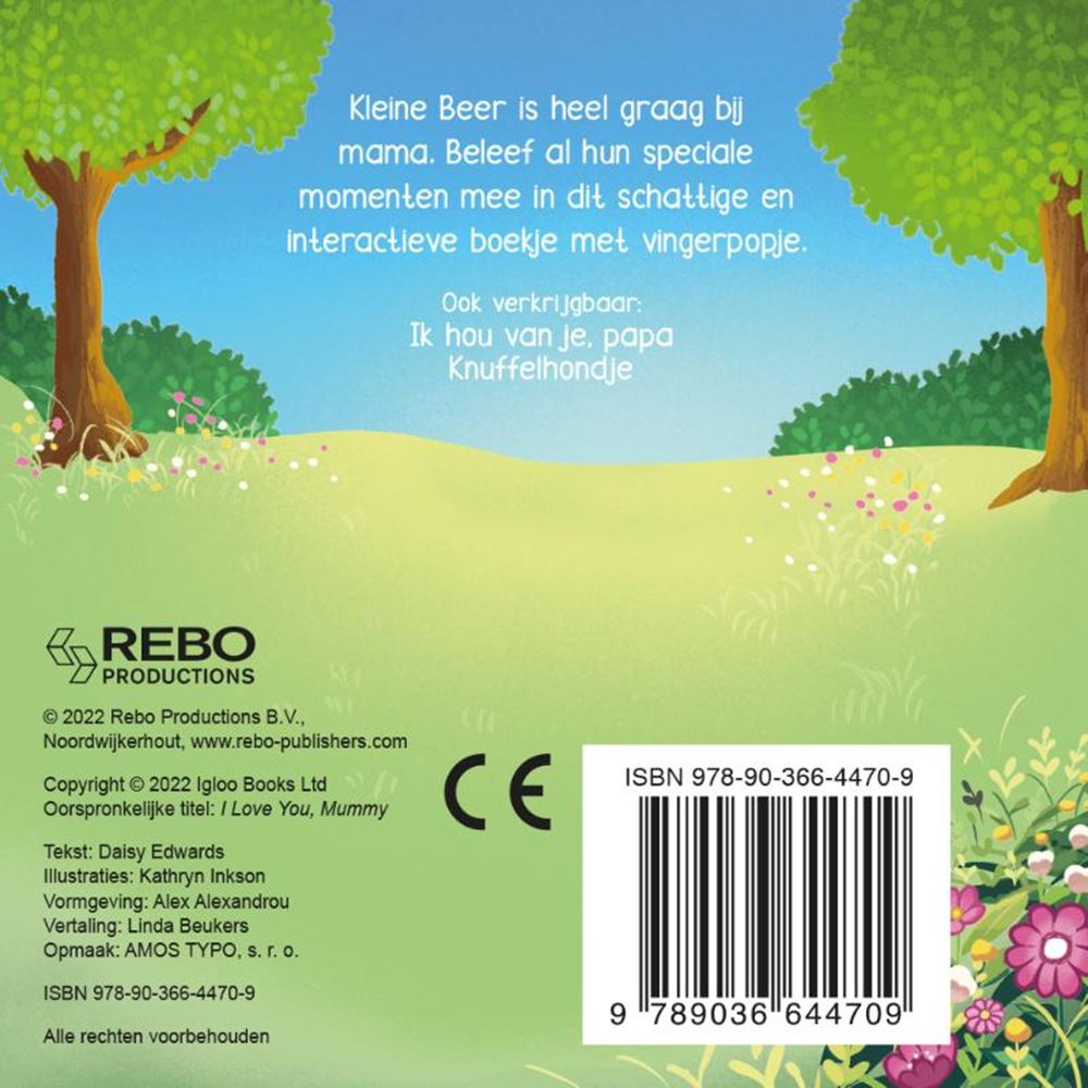 Rebo-Verlag „Ich liebe dich, Mama – Fingerpuppenbuch“.