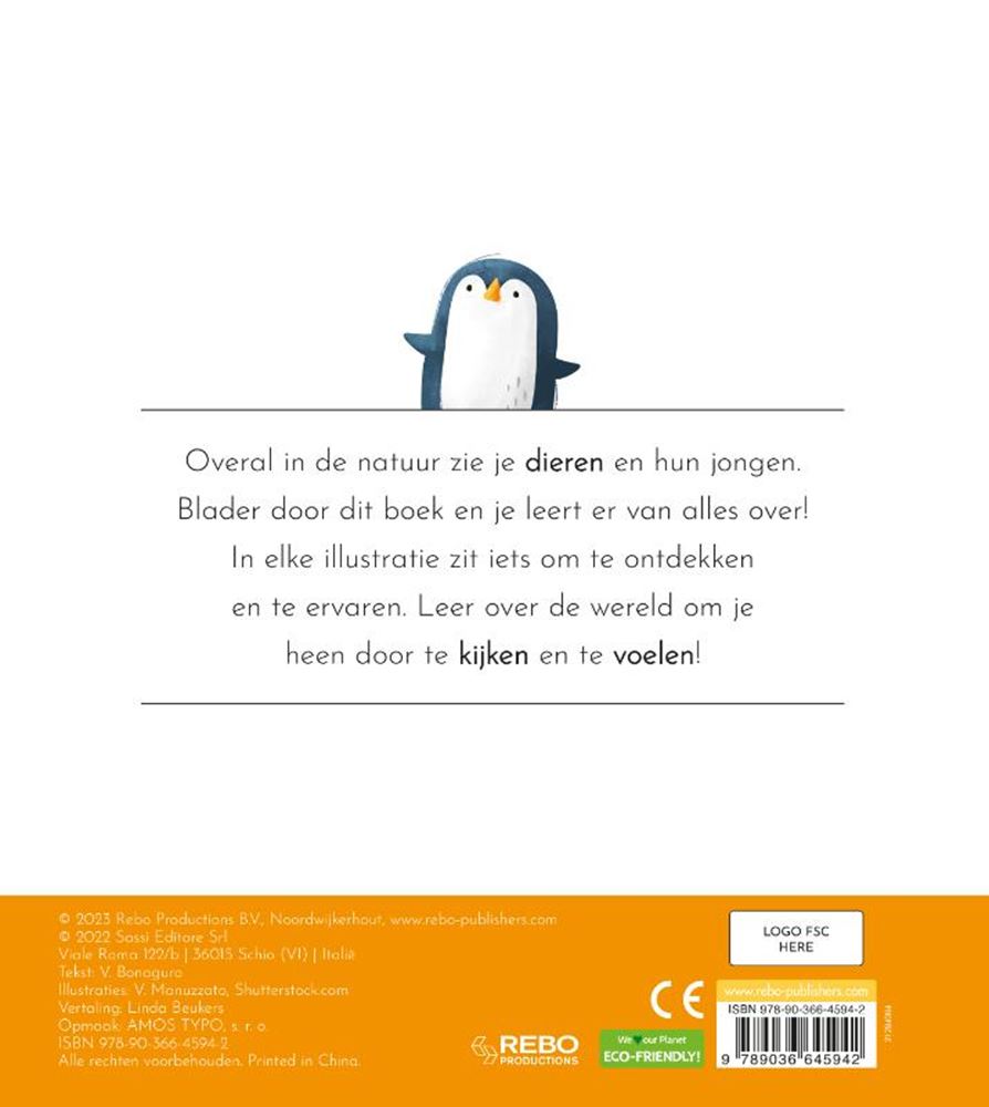 Tiere des Rebo-Verlags – erstes taktiles Buch