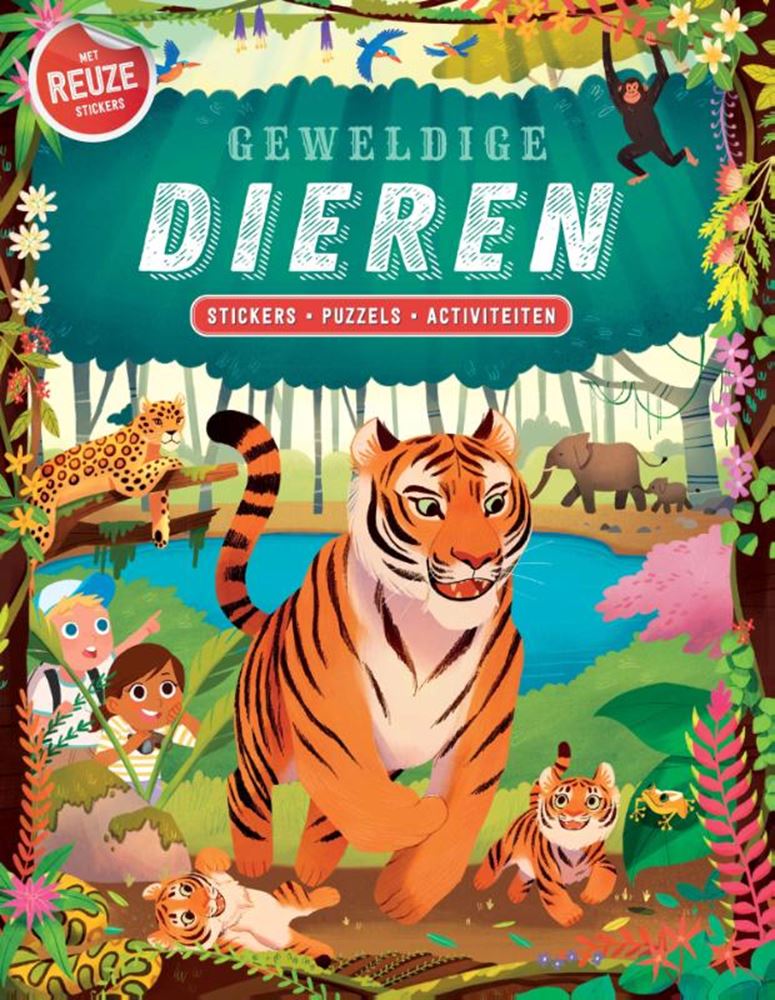 Tolle Tieraufkleber des Rebo-Verlags