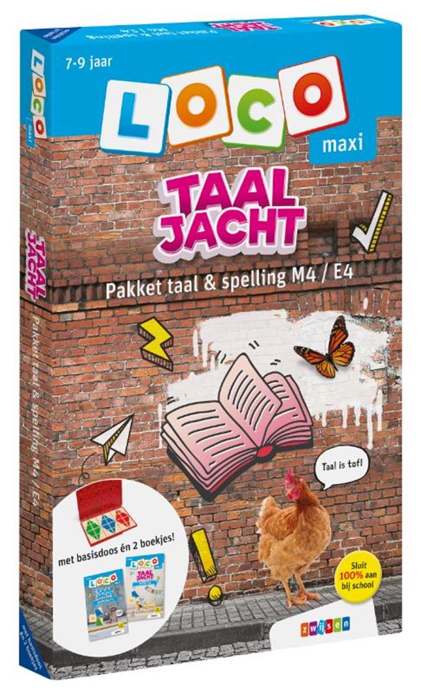 WPG Uitgevers Maxi Loco -Paket Taaljacht - Sprachschreibung M4 E4
