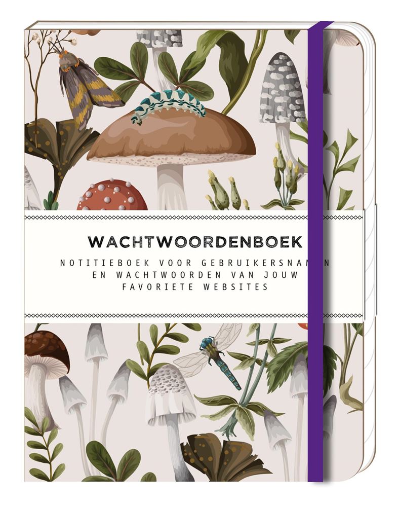 Imagebooks Passwortbuch – Zauberpilze