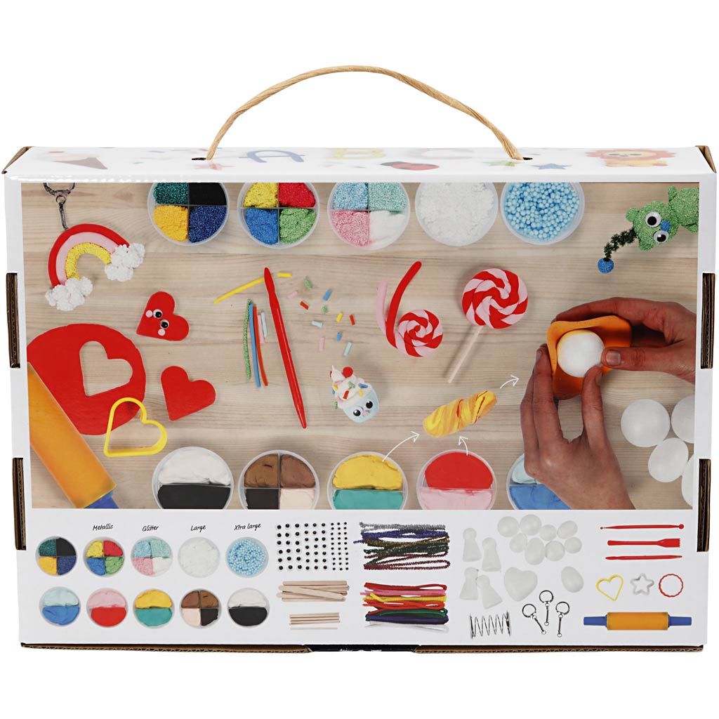 Creativ Company Set aus Schaumton und Seidenton
