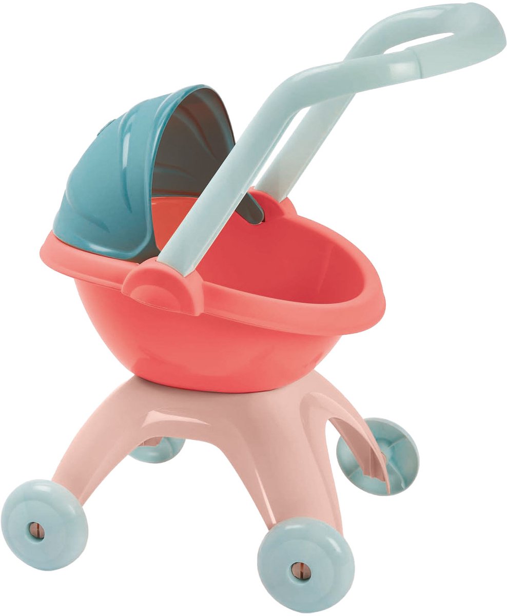Ecoiffier Kindergarten Puppenwagen Pastell