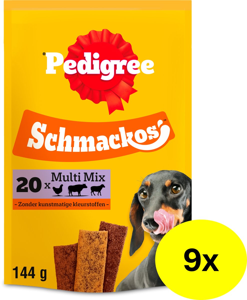 Rassehundesnacks - Schmackos Multimix - 9x20 Stück