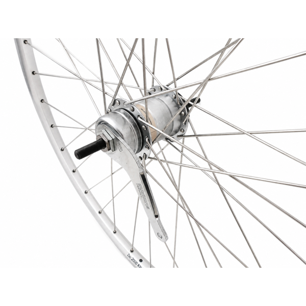 Shimano achterwiel 28 inch zac2000 aluminium - nexus 3-remnaaf - zilver
