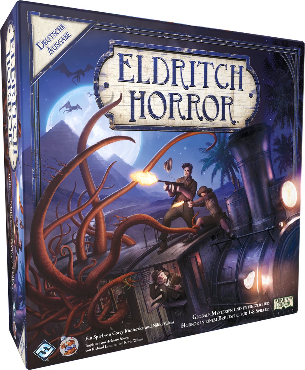 Fantasy-Flugspiele Eldritch Horror – Englisches Brettspiel