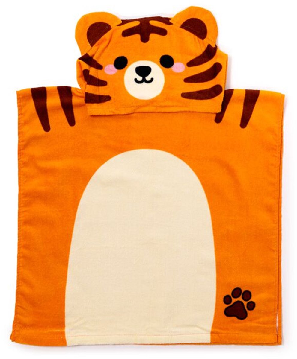 Alfie der Tiger Adoramals Handtuch-Kapuzenpullover für Kinder