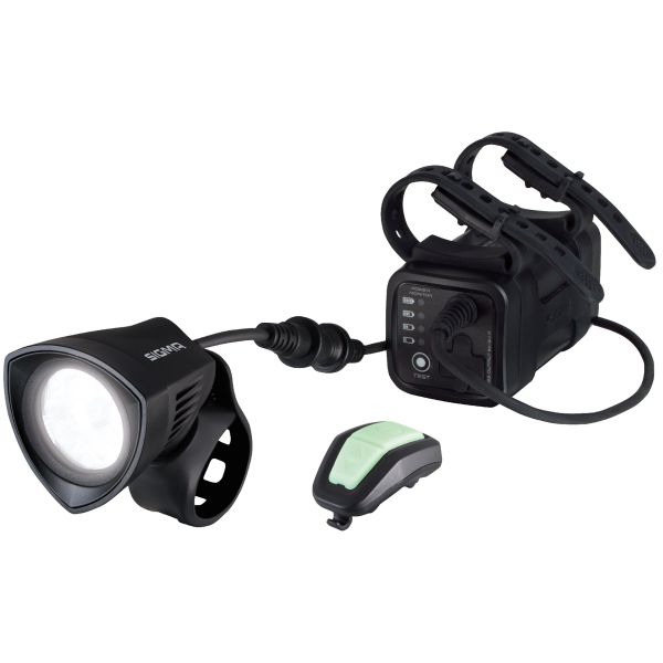 Sigma Buster 2000 Lumen Helm Lampe Batterie Li-on Ladegerät Fernbedienung