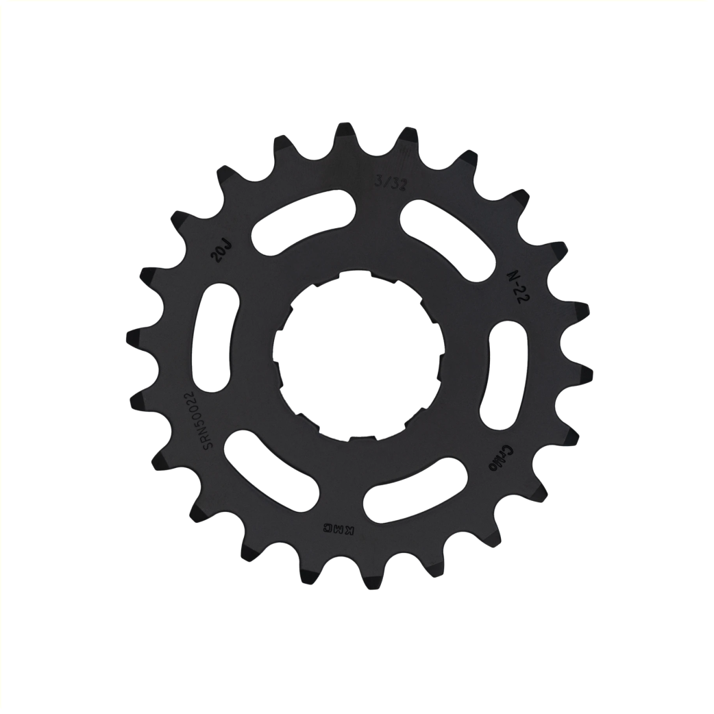 KMC -Ausrüstung 22T schwarz (Chromolie)