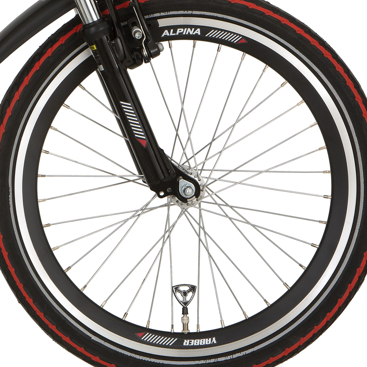 Alpina Vorderrad 22 HLQC Yabber Black Zinc SPK