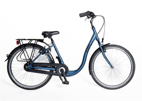 Aldo 26 Zoll Low Entry Fahrrad Komfort Aluminium 7V Freilauf blau