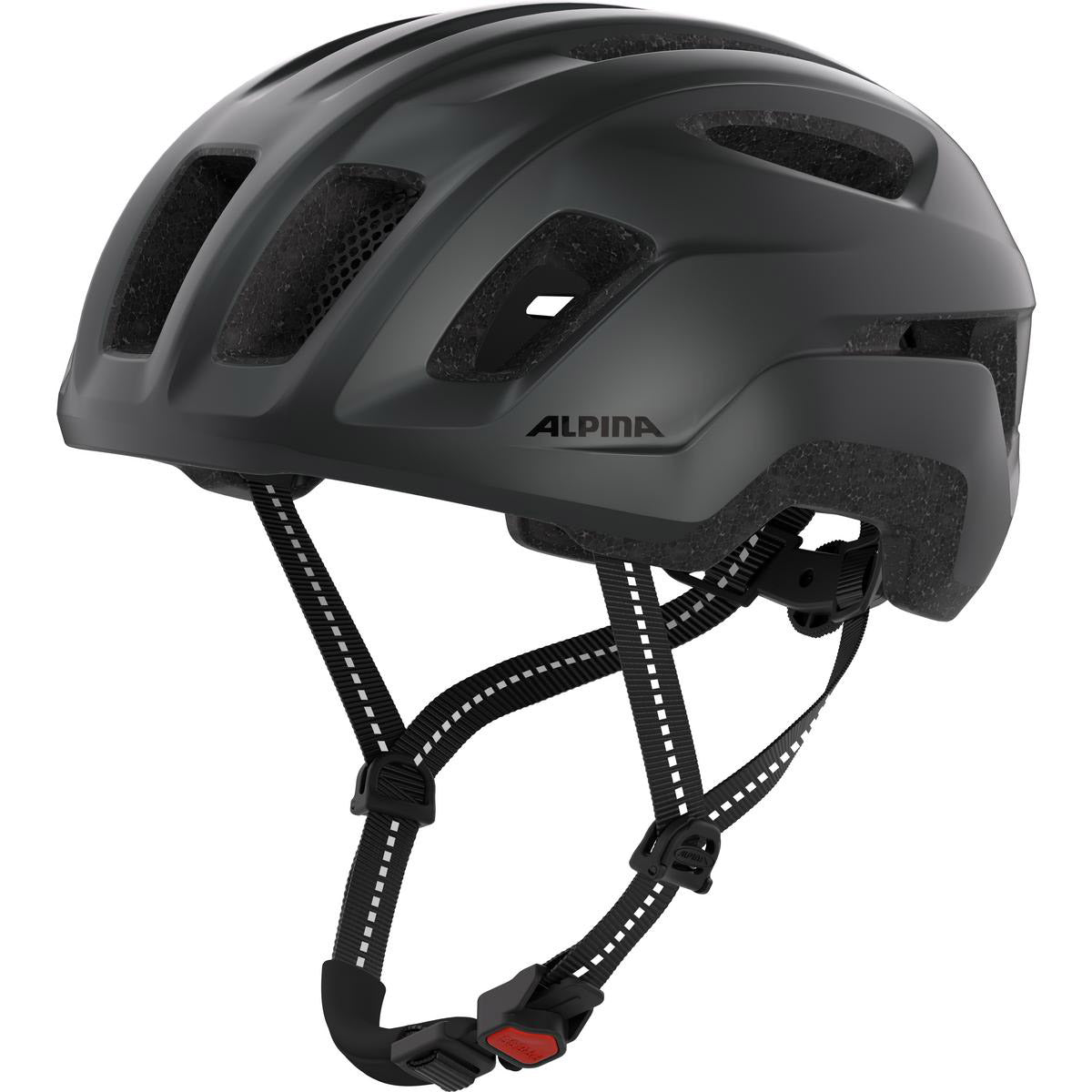 Olympische Sportbekleidung Alpina Sports Urban Helm Paranus 55-59 Mattschwarz