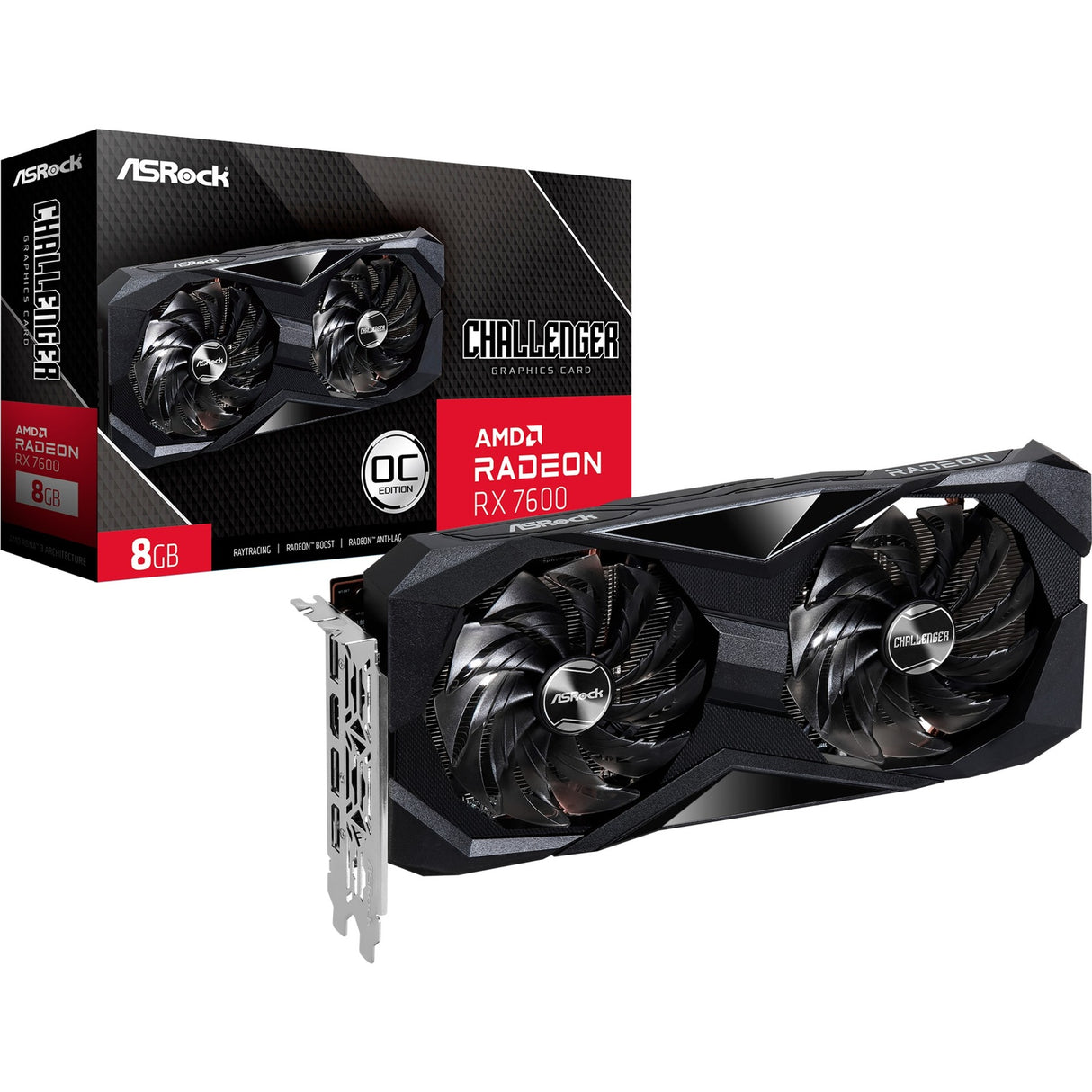 ASROCK ASROCK RADEON RX 7600 Challenger 8 GB OC