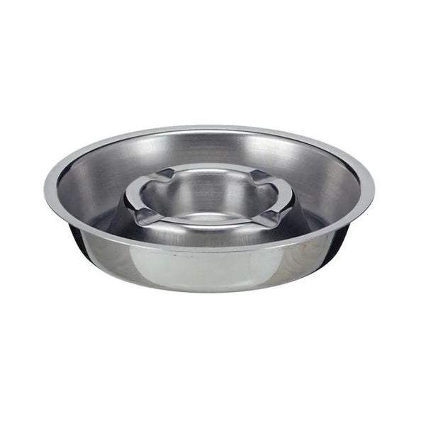 Asbak roestvrijstaal (16cm)