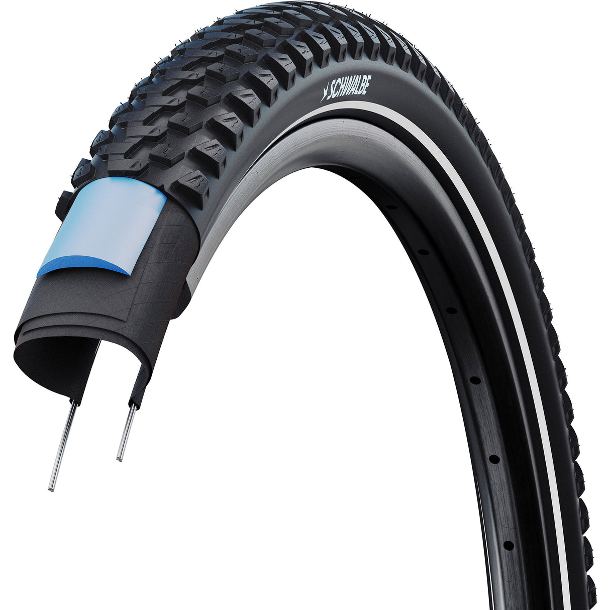 Schwalbe Drahtreifen Marathon Plus MTB 60-584 +r schwarz