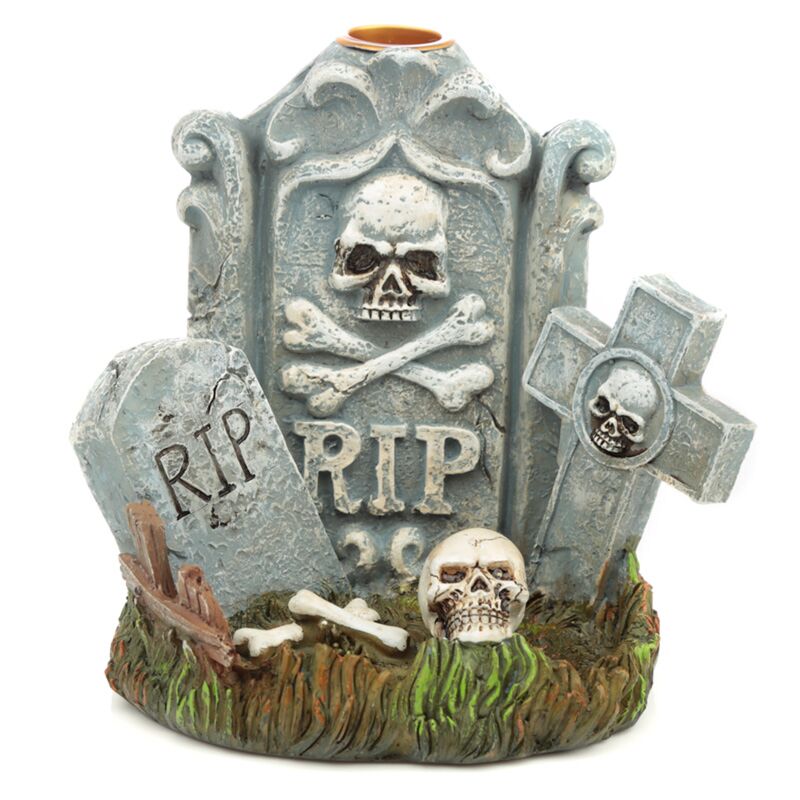 Rip Tombstone Rückfluss-Räucherstäbchenhalter
