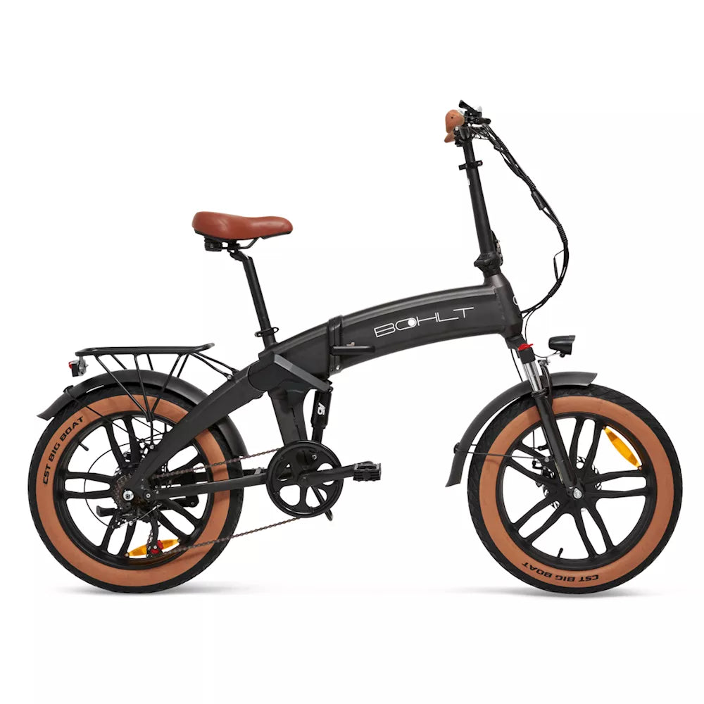 Bohlt elektrisches Faltrad Fatbike F20 schwarz