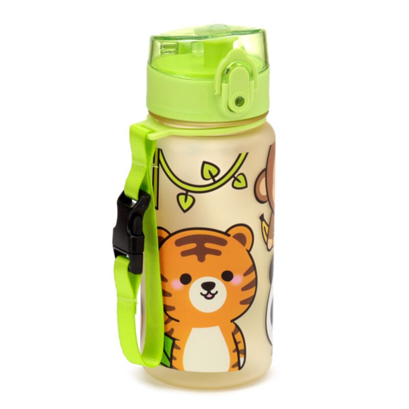 Adoramals Wildtiere Pop-Top 350 ml Ecozen Kindertrinkflasche