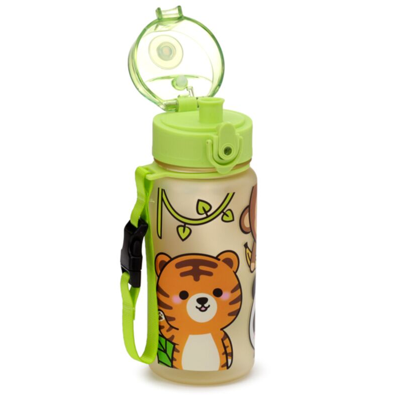 Adoramals Wildtiere Pop-Top 350 ml Ecozen Kindertrinkflasche