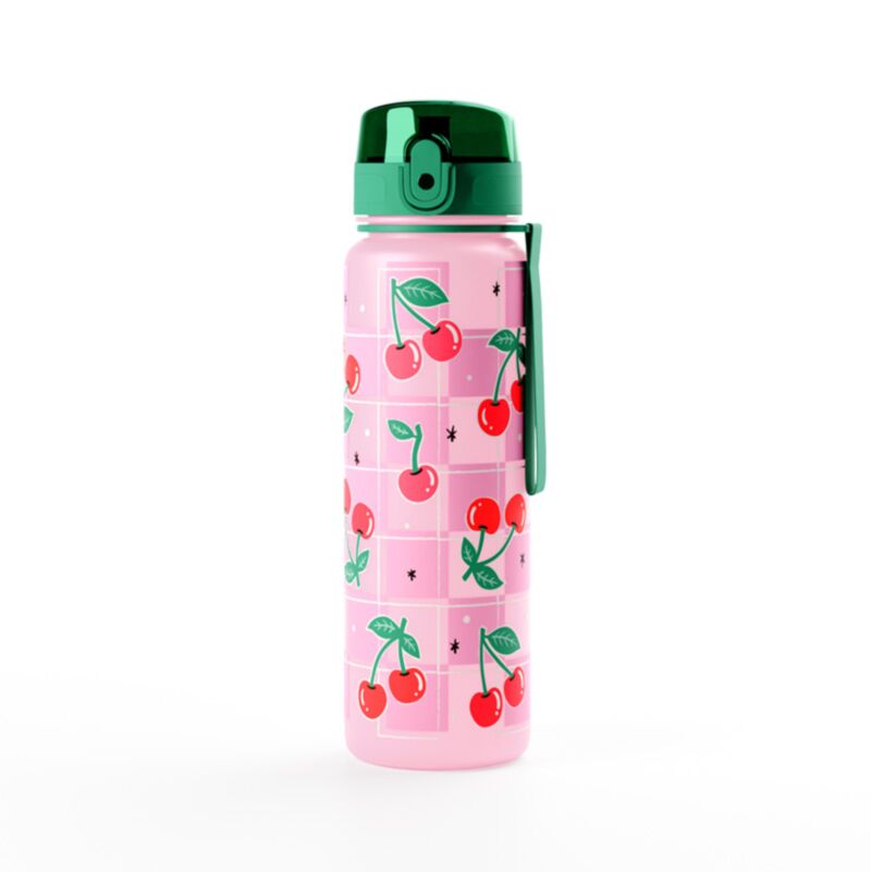 Cherry Pop Top 600ml Ecozen Trinkflasche Kirsche